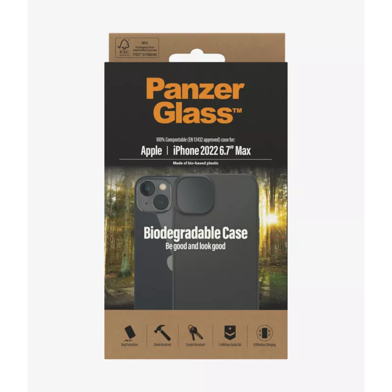 PanzerGlass Biologiškai skaidomas telefono dėklas 17 cm (6,7 colio)