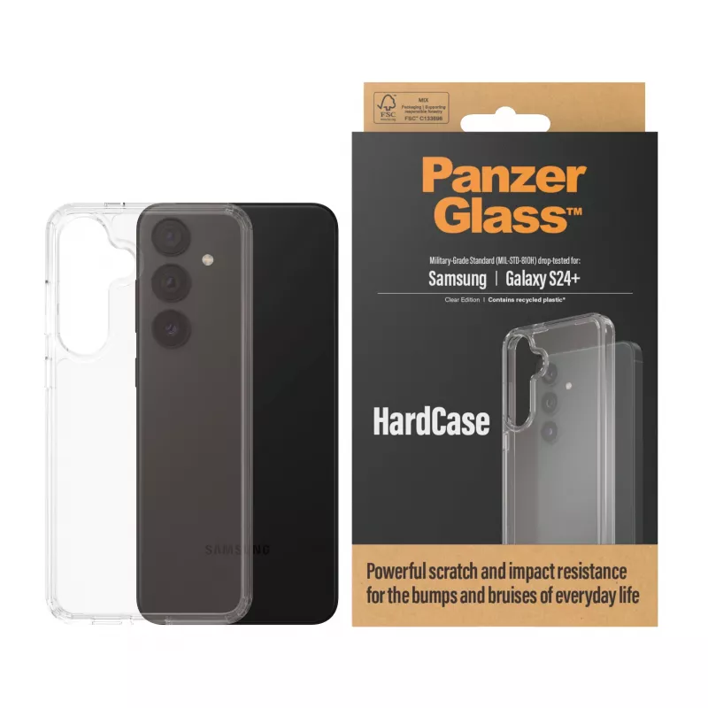PanzerGlass® HardCase permatomas Samsung Galaxy S24+ dėklas