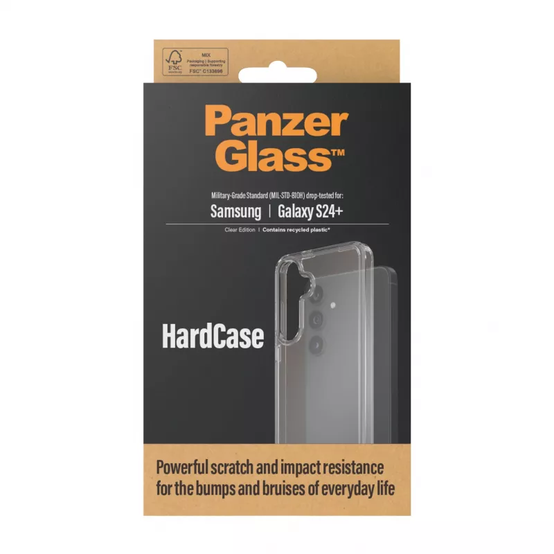 PanzerGlass® HardCase permatomas Samsung Galaxy S24+ dėklas
