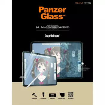 PanzerGlass ® GraphicPaper® ekrano apsauga iPad Pro 11″ (2018, 2020-2022, 2024) | iPad Air 10.9'' (2020, 2022)