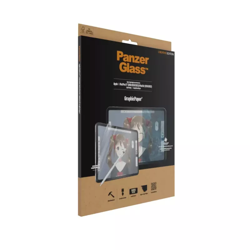 PanzerGlass ® GraphicPaper® ekrano apsauga iPad Pro 11″ (2018, 2020-2022, 2024) | iPad Air 10.9'' (2020, 2022)