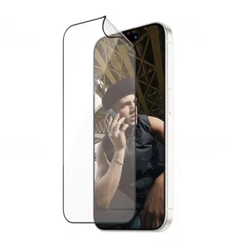 PanzerGlass ® ECO MATRIX Screen Protector su D3O® iPhone 15 Pro | Ultra-Wide Fit su AlignerKit