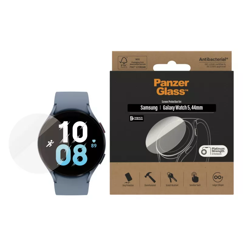 PanzerGlass ® Ekrano apsauginis stiklas Samsung Galaxy Watch 5 44mm