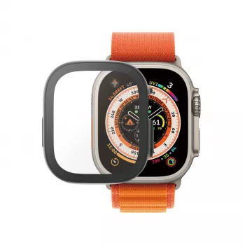 PanzerGlass ® Screen Protector Full Body su D3O® Apple Watch Ultra | 49mm | Juodas