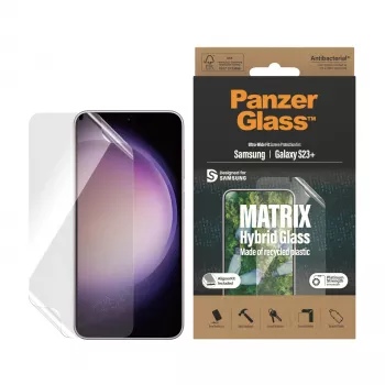 PanzerGlass ECO MATRIX ekrano apsauga Samsung Galaxy S23+ | Ultra-Wide Fit su AlignerKit