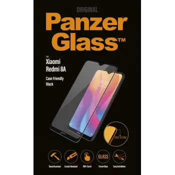 Apsauginis stiklas PanzerGlass Xiaomi Redmi 8A nuo krašto iki krašto