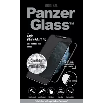 PanzerGlass ® Privatumo ekrano apsauga iPhone 11 Pro | Su Swarovski® kristalais | Nuo krašto iki krašto