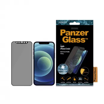PanzerGlass ® Privatumo ekrano apsauga iPhone 12 Mini | Nuo krašto iki krašto