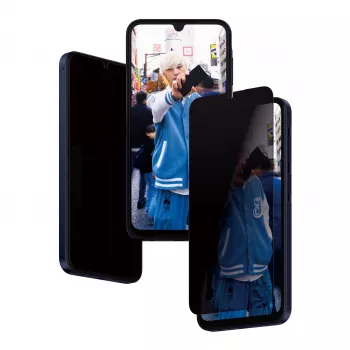 PanzerGlass® Privatumo apsauginis stiklas Samsung Galaxy A15 | A15 5G | Ultra-Wide Fit su EasyAligner