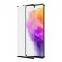 Apsauginis stiklas PanzerGlass SAFE, skirtas Samsung Galaxy A73 5G — grūdintas stiklas, atsparus įbrėžimams ir smūgiams, sausas montavimas, skaidrus