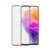 Apsauginis stiklas PanzerGlass SAFE, skirtas Samsung Galaxy A73 5G — grūdintas stiklas, atsparus įbrėžimams ir smūgiams, sausas montavimas, skaidrus