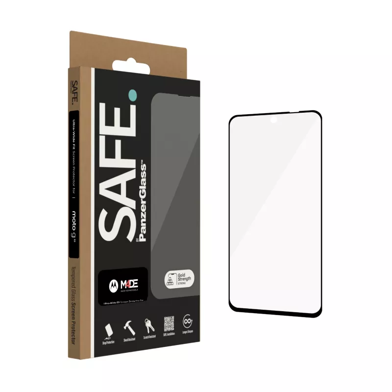 PanzerGlass SAFE. by ® Apsauginis stiklas Motorola moto g32 | Ultra-Wide Fit
