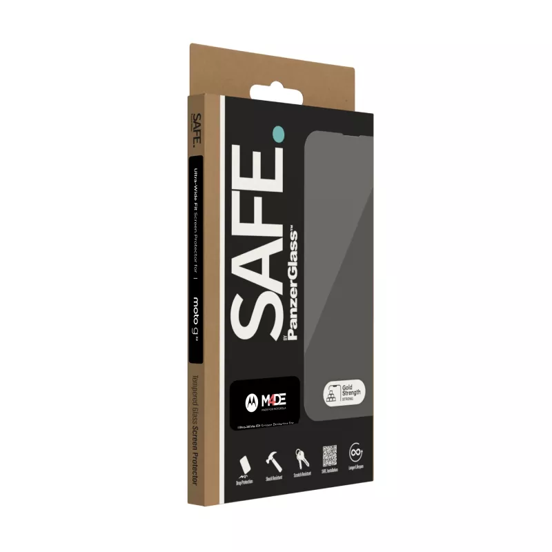 PanzerGlass SAFE. by ® Apsauginis stiklas Motorola moto g32 | Ultra-Wide Fit