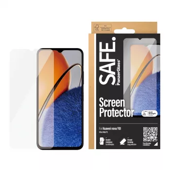 PanzerGlass SAFE. by ® Apsauginis stiklas Huawei Nova Y61 | Ultra-Wide Fit
