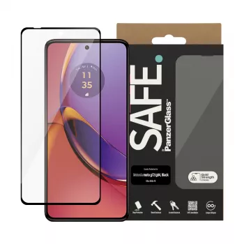 PanzerGlass SAFE. by ® Apsauginis stiklas Motorola MOTO G84 5G | G72 | Ultra-Wide Fit