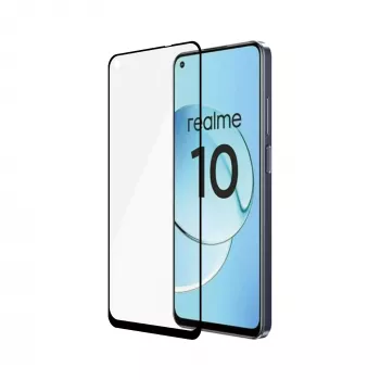 Grūdintas stiklas PanzerGlass SAFE Realme 10 – Ultra-Wide Fit, juodas