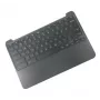 HP Chromebook 11 G5 korpuso pagrindas su šiaurietišku klaviatūros išdėstymu 917442-DH1, juodas