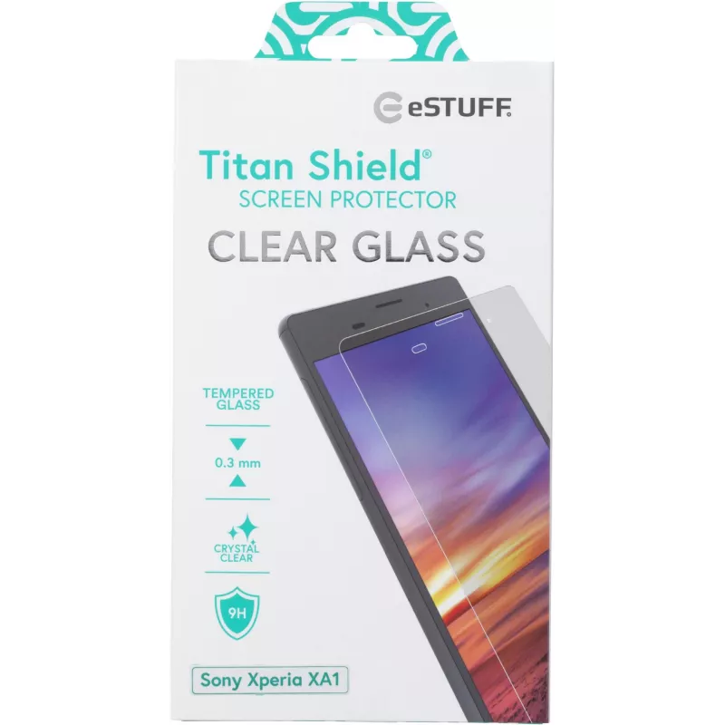 eSTUFF Sony Xperia XA1 Clear apsauginis stiklas, 1 vnt.