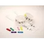 Zebros QuickClip apyrankių segtuvai mėlyni 97032-BLUE