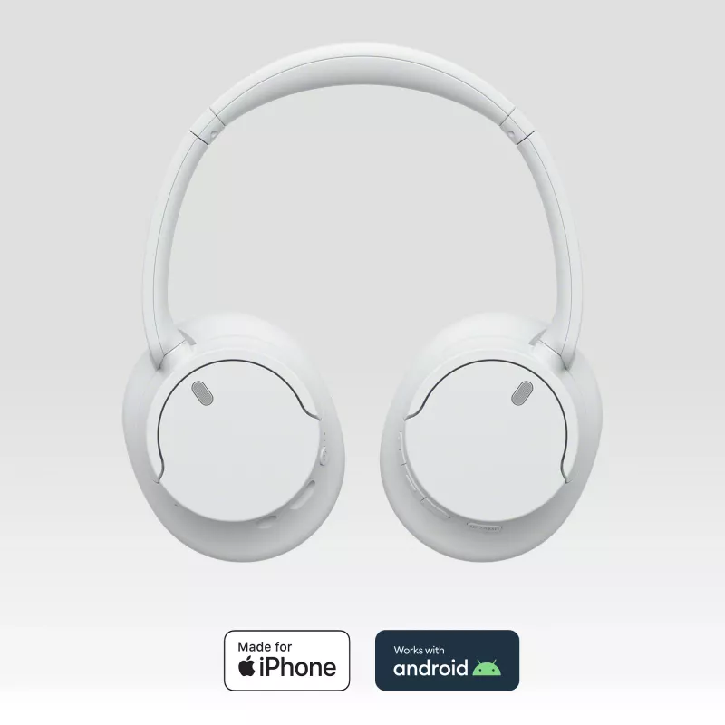 Sony WH-CH720 ausinės laidinės ir belaidės ant ausų skambučiams/muzikai USB Type-C Bluetooth balta