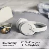Sony WH-CH720 ausinės laidinės ir belaidės ant ausų skambučiams/muzikai USB Type-C Bluetooth balta