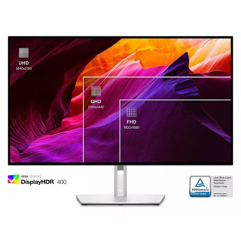 Monitorius DELL UltraSharp 32 4K USB-C Hub 31.5 colio LCD 3840 x 2160