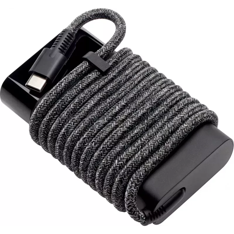 HP USB-C 65W nešiojamojo kompiuterio įkroviklis, vidaus maitinimo blokas, 5-20V, juodas