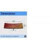Monitorius HP E45c G5 44,5 colio lenktas Dual QHD 5120 x 1440