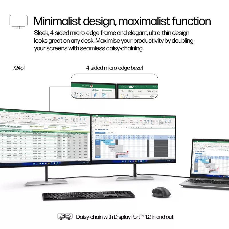 Monitorius HP Series 7 Pro 23,8 col. FHD LCD 1920x1080