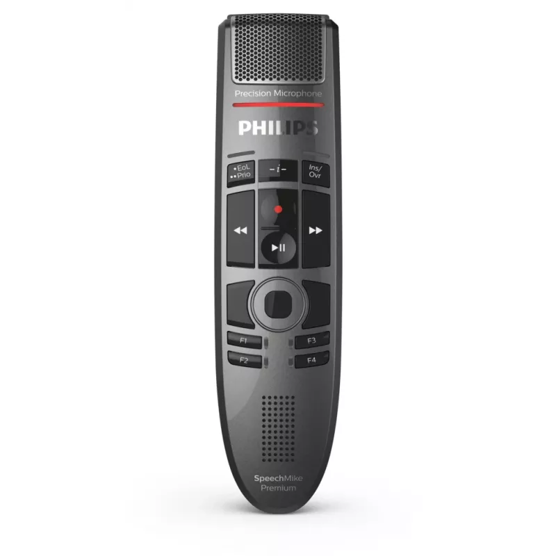 Mikrofonas Philips SpeechMike Premium Touch Juodas Vienakryptis USB Laidinis -37 dB
