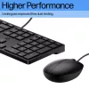 Belaidis klaviatūros ir pelės rinkinys HP 320MK – USB, membraninė klaviatūra, juoda