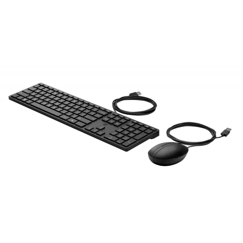 Belaidis klaviatūros ir pelės rinkinys HP 320MK – USB, membraninė klaviatūra, juoda