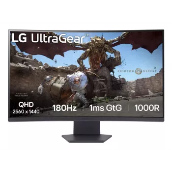 Monitorius LG 32GS60QC-B 80 cm (31,5 colio) 2560 x 1440 pikselių Quad HD juodas