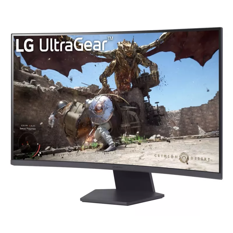 Monitorius LG 32GS60QC-B 80 cm (31,5 colio) 2560 x 1440 pikselių Quad HD juodas