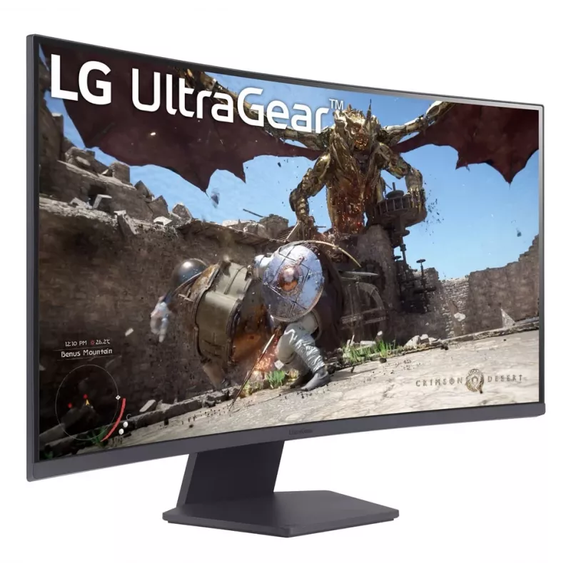 Monitorius LG 32GS60QC-B 80 cm (31,5 colio) 2560 x 1440 pikselių Quad HD juodas
