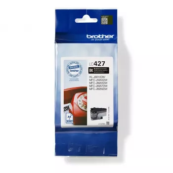 Brother LC-427BK originali juoda rašalo kasetė, standartinė talpa, 1 vnt.