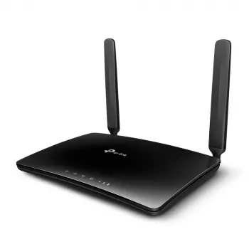 TP-Link Archer MR400 AC1200 belaidis dviejų juostų 4G LTE maršrutizatorius, Wi-Fi 5 (802.11ac), juodos spalvos
