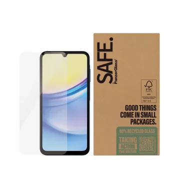 PanzerGlass SAFE. by® Ekrano apsauga Samsung Galaxy A16 | A16 5G | Ultra-Wide Fit