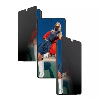 PanzerGlass 2-Way Privacy apsauginis stiklas Samsung Galaxy S26 Ultra — PET privatumo filtras, EasyAligner, 1 vnt.
