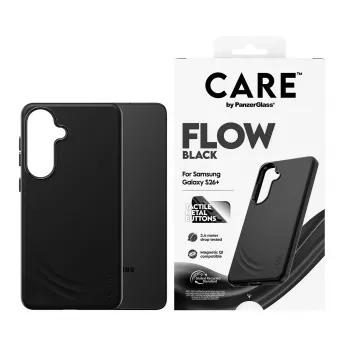 PanzerGlass CARE™ by ® Flow Case Black w. Qi Samsung Galaxy S26+
