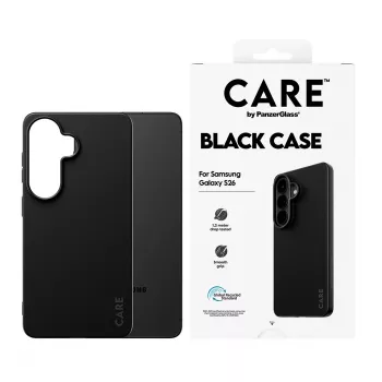 Apsauginis TPU dėklas PanzerGlass CARE™ Samsung Galaxy S26 – Juodas