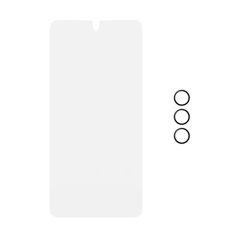 PanzerGlass Hoops 2-in-1 Ultra-Wide Fit apsauginis stiklas Samsung Galaxy S26 – grūdintas stiklas + PET/silikono sluoksniai