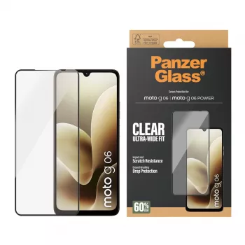 PanzerGlass ® Ekrano apsauga Motorola Moto G06 | Moto G06 POWER | Ultra-Wide Fit