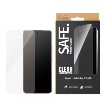 PanzerGlass SAFE. by ® Ekrano apsauga Xiaomi Redmi Note 15 Pro 5G | Ultra-Wide Fit