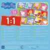 Domino rinkinys TREFL Peppa Pig Domino Peppa – 28 plastikinių detalių, vaikams