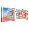 Domino rinkinys TREFL Peppa Pig Domino Peppa – 28 plastikinių detalių, vaikams
