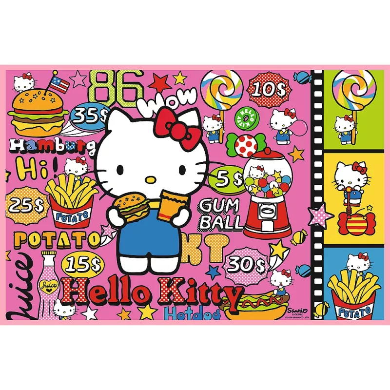 Trefl dėlionė 2x200 elementų, Hello Kitty ir jos draugai (13336)