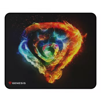 GENESIS Carbon 500 M Fire G2 žaidimų pelės kilimėlis, 300x250 mm, spalvotas
