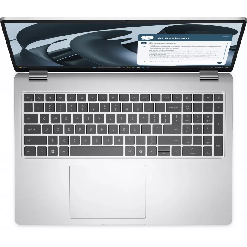 Nešiojamas kompiuteris DELL Pro 16 Plus PB16255 AMD Ryzen™ 5 220 40,6 cm (16 colių) Full HD+ 16 GB LPDDR5x-SDRAM 256 GB SSD Wi-Fi 7 (802.11be) Windows 11 Pro Aliuminis