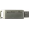 Goodram ODA3 USB atmintukas 16 GB USB Type-A / USB Type-C 3.2 Gen 1 (3.1 Gen 1) Sidabrinis